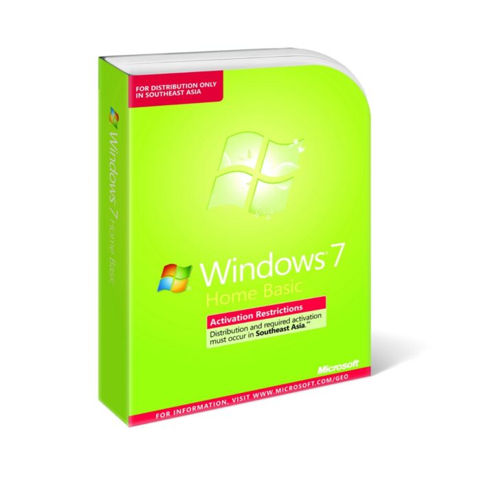 Microsoft Windows 7 Home ОЕМ 64 Russian CIS and GE DVD (F2C-00884)