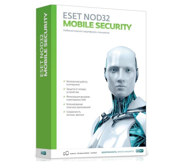 ESET NOD32 Mobile Security новая лицензия на 3 устройства на 1 год ESD