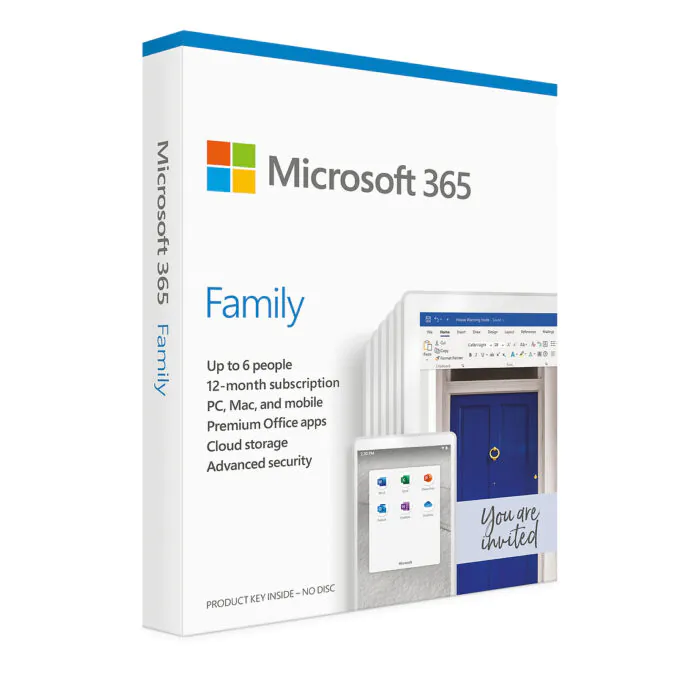 Microsoft Office 365 Family ESD 1 год/6 пользователей по 5 устройств Russian электронный ключ (6GQ-00084)