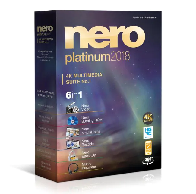 Nero Platinum 2018 Suite ESD