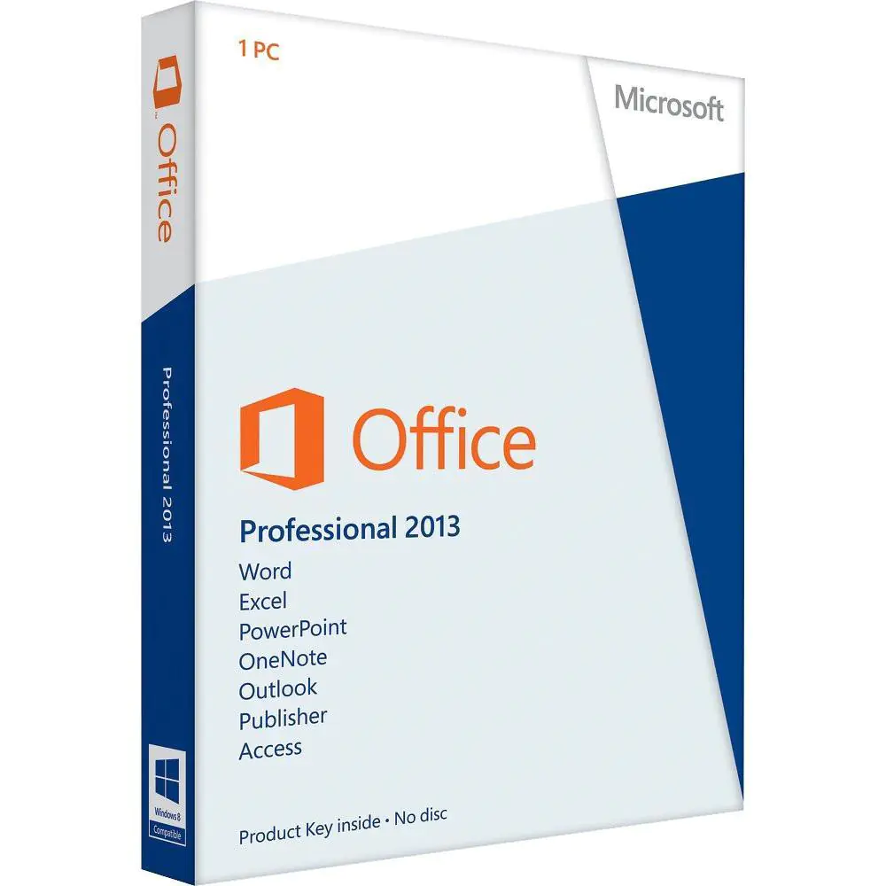 Microsoft Office 2013 Professional ОЕМ 32-bit/x64 Russian CIS and GE DVD (T5D-02105)