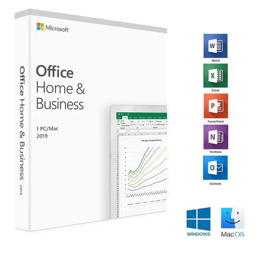 Microsoft Office 2019 Home and Business BOX 32-bit/x64 Russian Kazakhstan Only Medialess (T5D-03246)