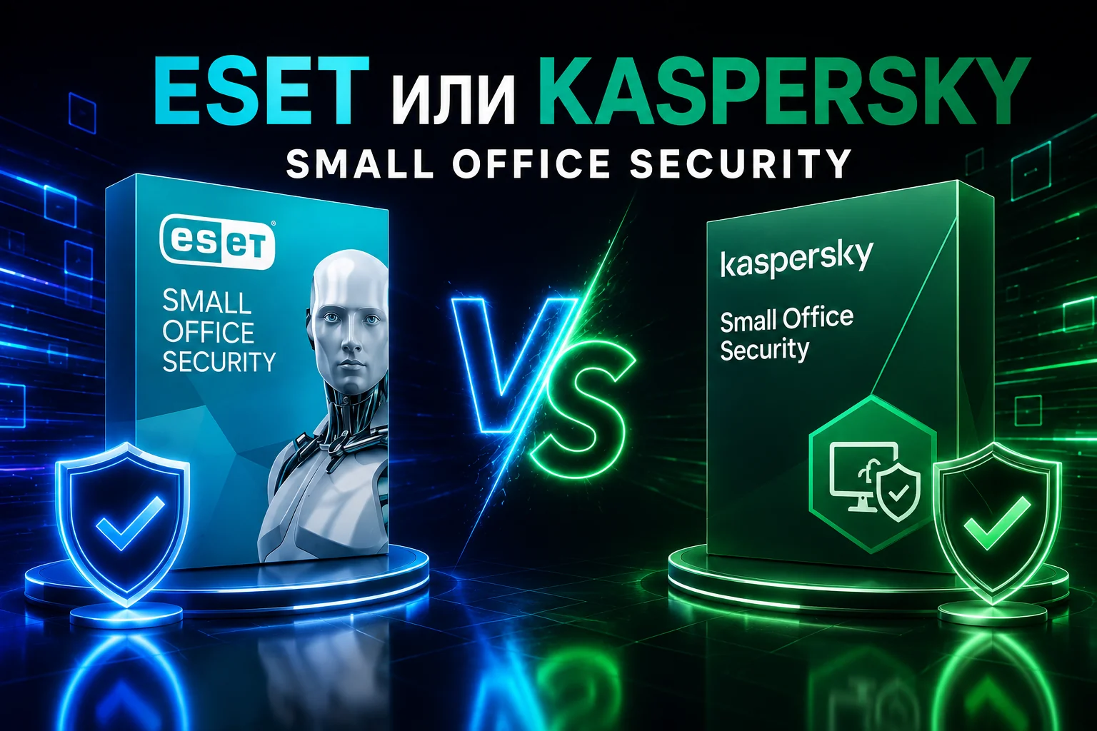 ESET или Kaspersky Small Office Security: какой антивирус купить малому бизнесу в 2026 году